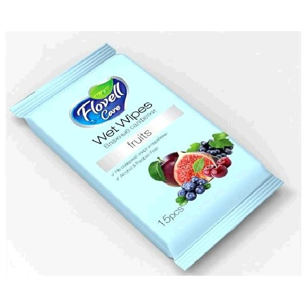 Салфетки влажные flovell care антибактериальные ф