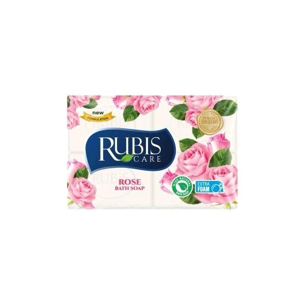 Rubis beauty мыло rose-с.а.роза.110г.20б(80ш)
