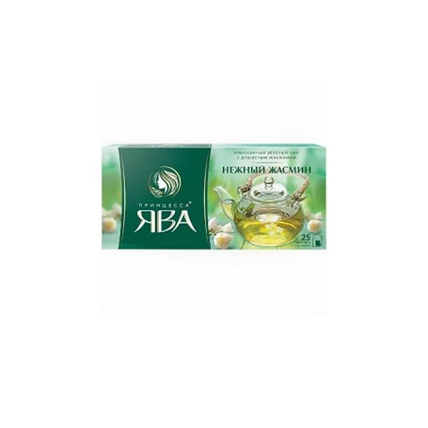 Ява нежный жасмин зеленый чай 2*25*18