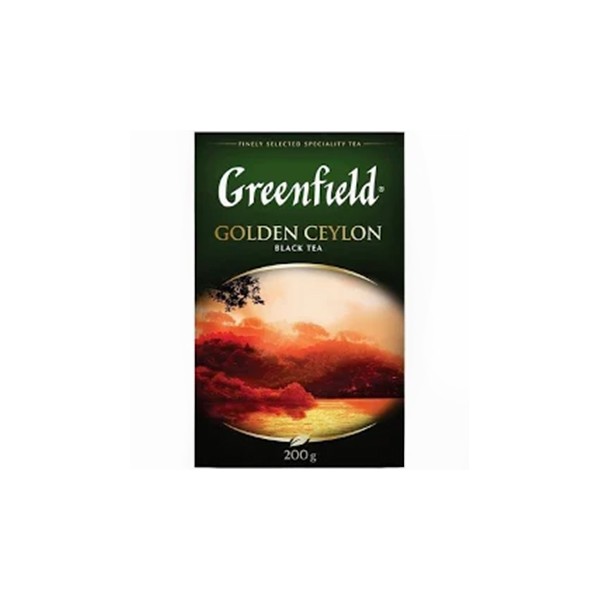 Greenfield golden ceylon черный чай пакет.2*25*10