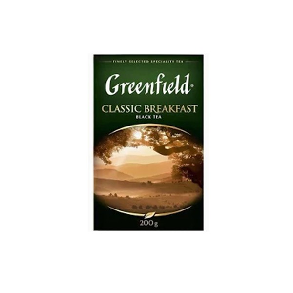 Greenfield classic breakfast чер чай пакет.2*25*10
