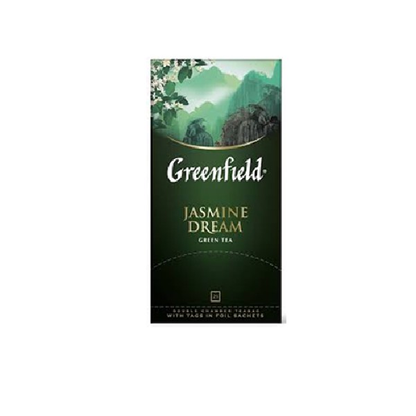 Greenfield jasmine dream зеленый чай пакет.2*25*10