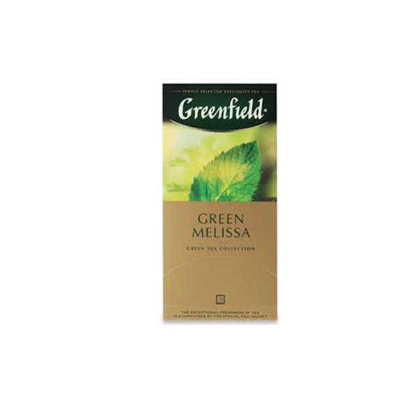 Greenfield green melissa зелен чай пакет.1 5*25*10