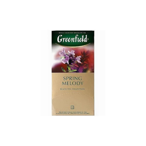 Greenfield spring melody черн. чай пакет.1 5*25*10