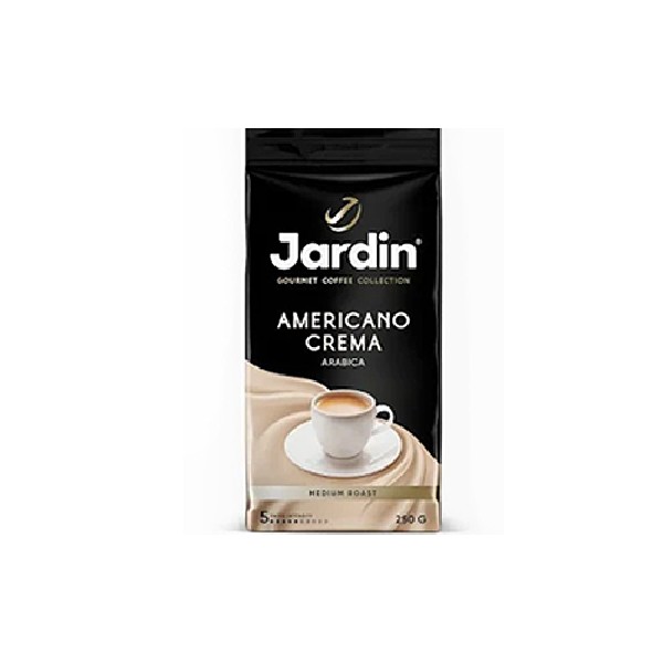 Jardin americano crema кофе зерно п/п уп.250г n*12