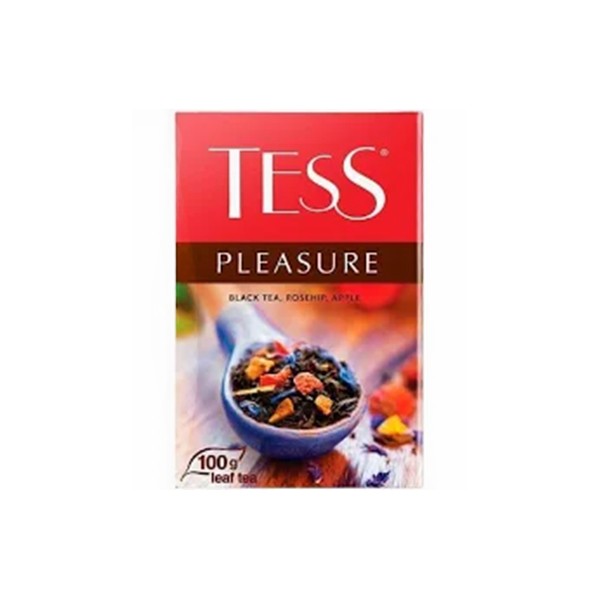 Tess pleasure черный чай 100 гр *15