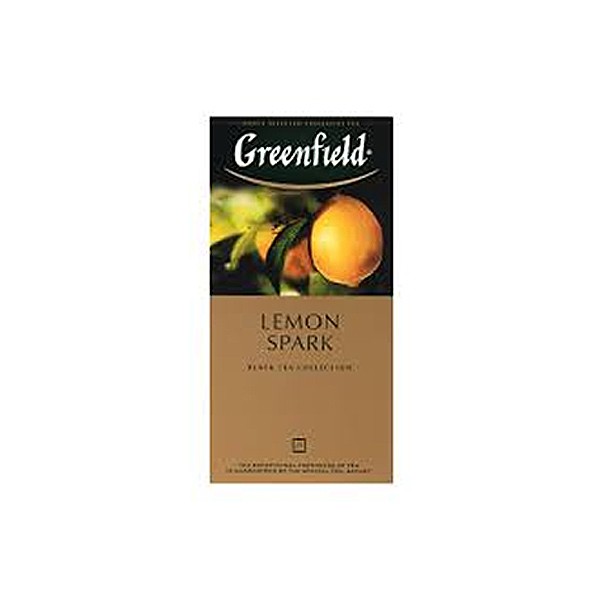 Greenfield lemon spark черный чай пакет.1 5*25*10