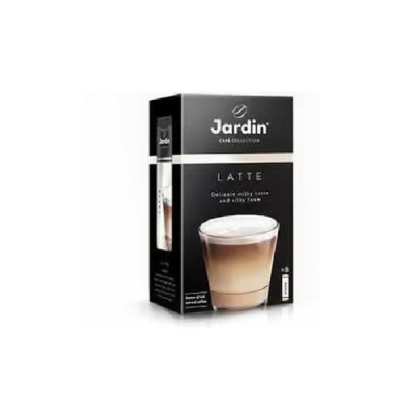 Jardin кофе 3в1 латте прем. микс 18г*8*10 аром
