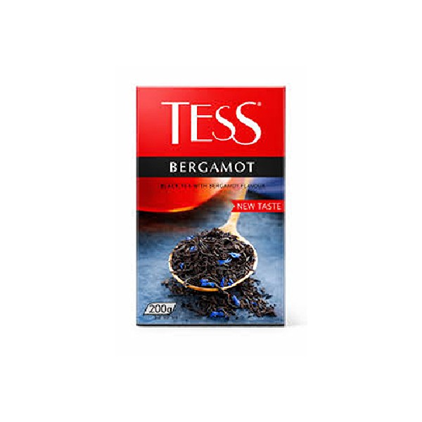 Tess bergamot черный чай 200 гр *12