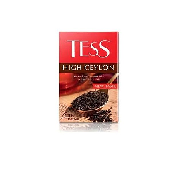 Tess high ceylon черный чай пакет 50 гр 2*25*10