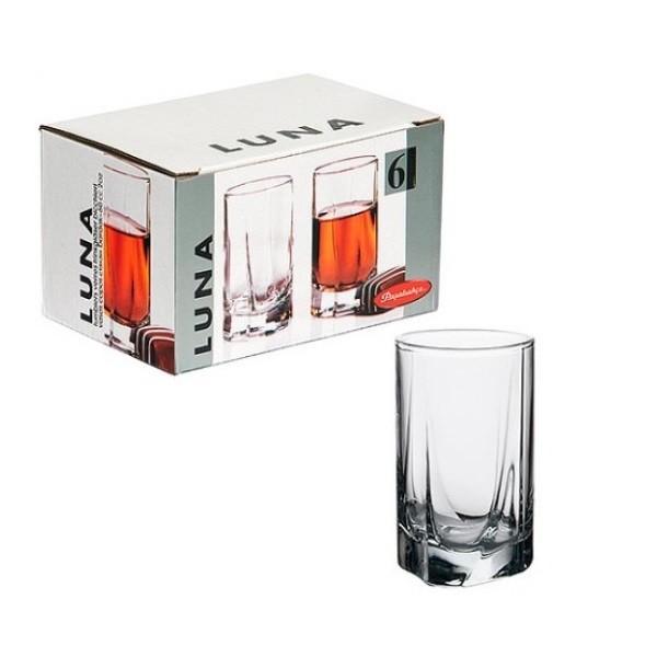 Luna стопка для водки 60 cc (6) 1*12