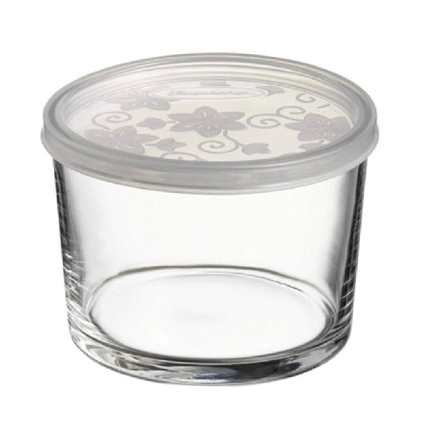 Basic банка для сыпучих с бел.крышкой 220 ml 1*12