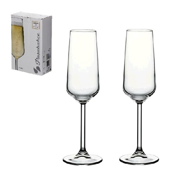 Allegra бокал для шампанского 195 сс (2) 1*6