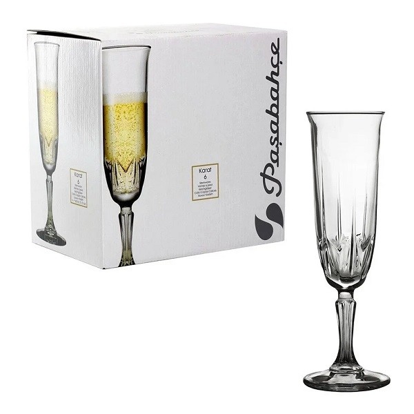 Karat бокал для шампанского 163 cc (6) 1*4