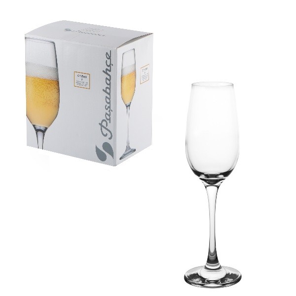 Amber бокал для шампанского 200 сс (6) 1*4