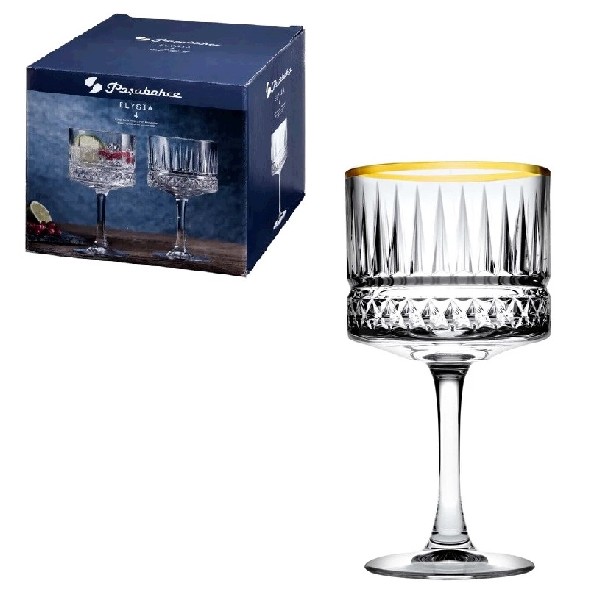 Elysia бокал для коктеля 500 сс (4) 1*6 gold