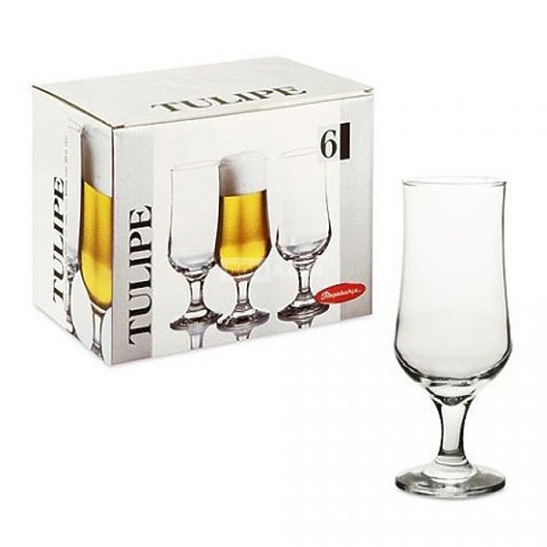Tulipe бокал для пива на ножке 385 сс (6) 1*4