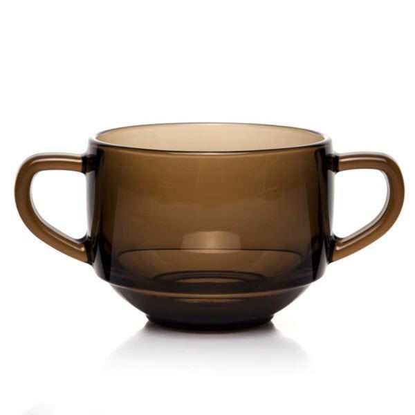 Chef кружка для супа 480 сс с ручками bronze 1*6