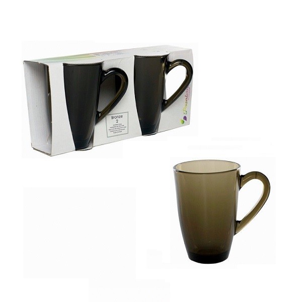 Aqua кружка 330 сс коричневый (2) 1*12