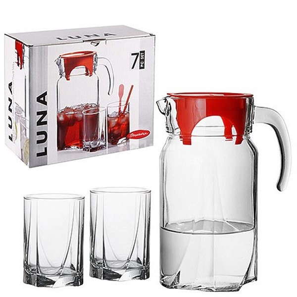 Luna style набор графин/стаканы 1*4