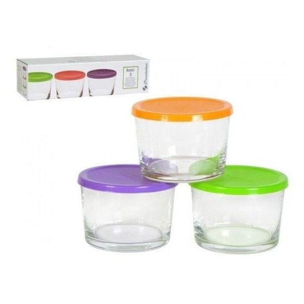 Basic набор банок для сыпучих 220ml (3) 1*6
