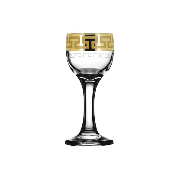 Eav03-134/s набор рюмок греческий узор 1*8